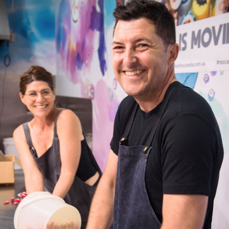 Andy and Sylvi from Roc Candy