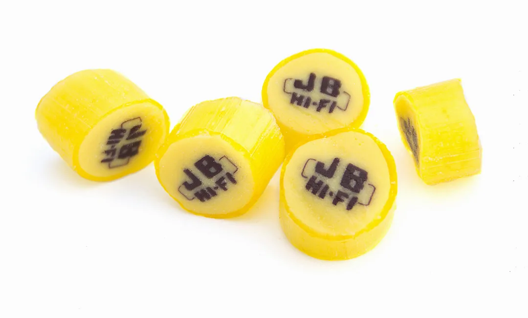 branded personalised rock candy